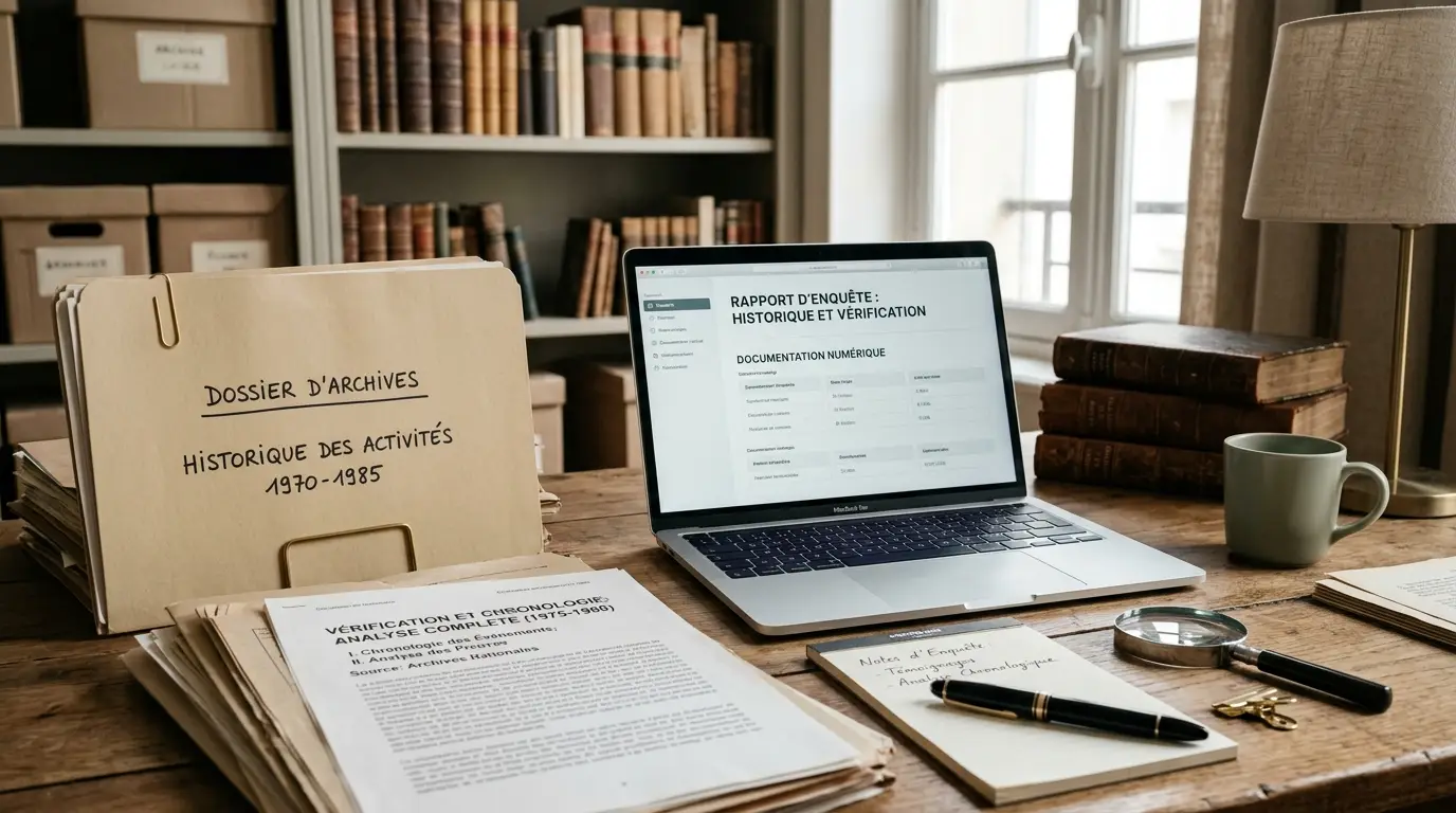 Illustration éditoriale d'un dossier d'archives numériques consacré à MaChance Casino